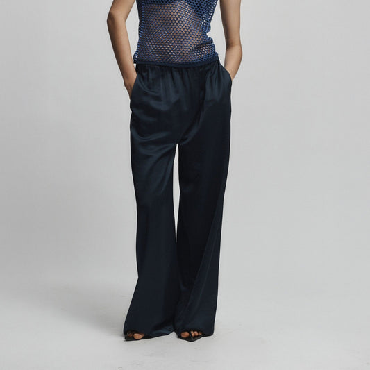Paige Pull On Pant in Navy