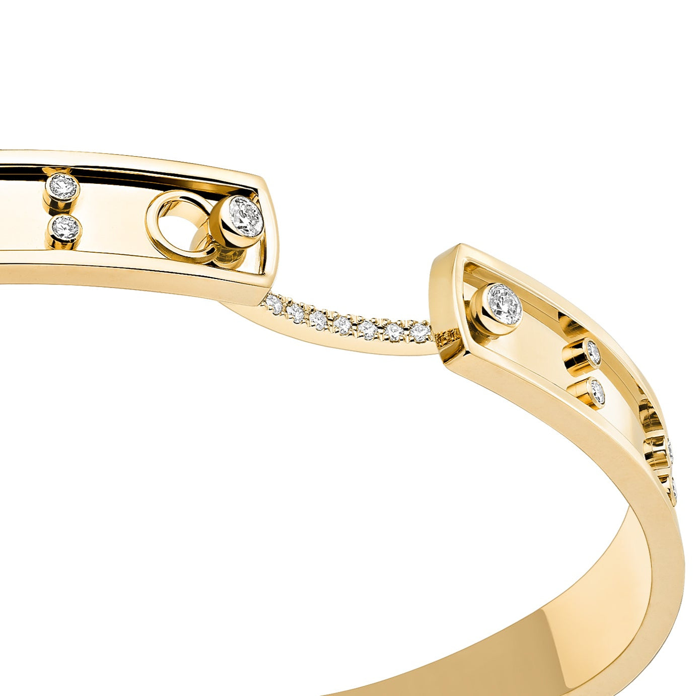 Picnic in Paris Bangle in Yellow Gold