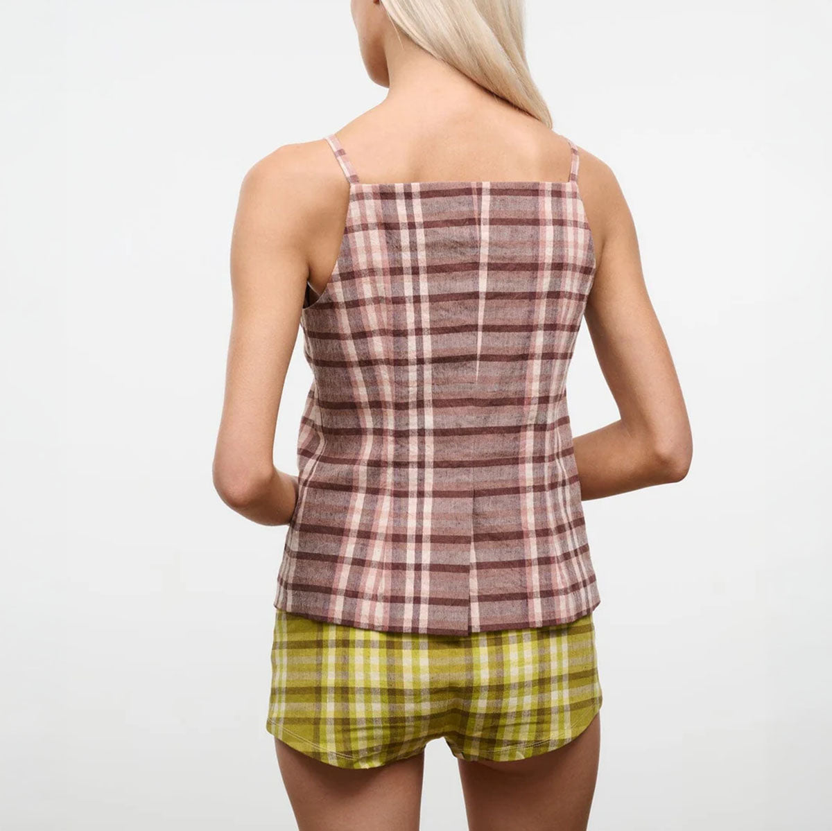 Una Top in Tuscany Plaid