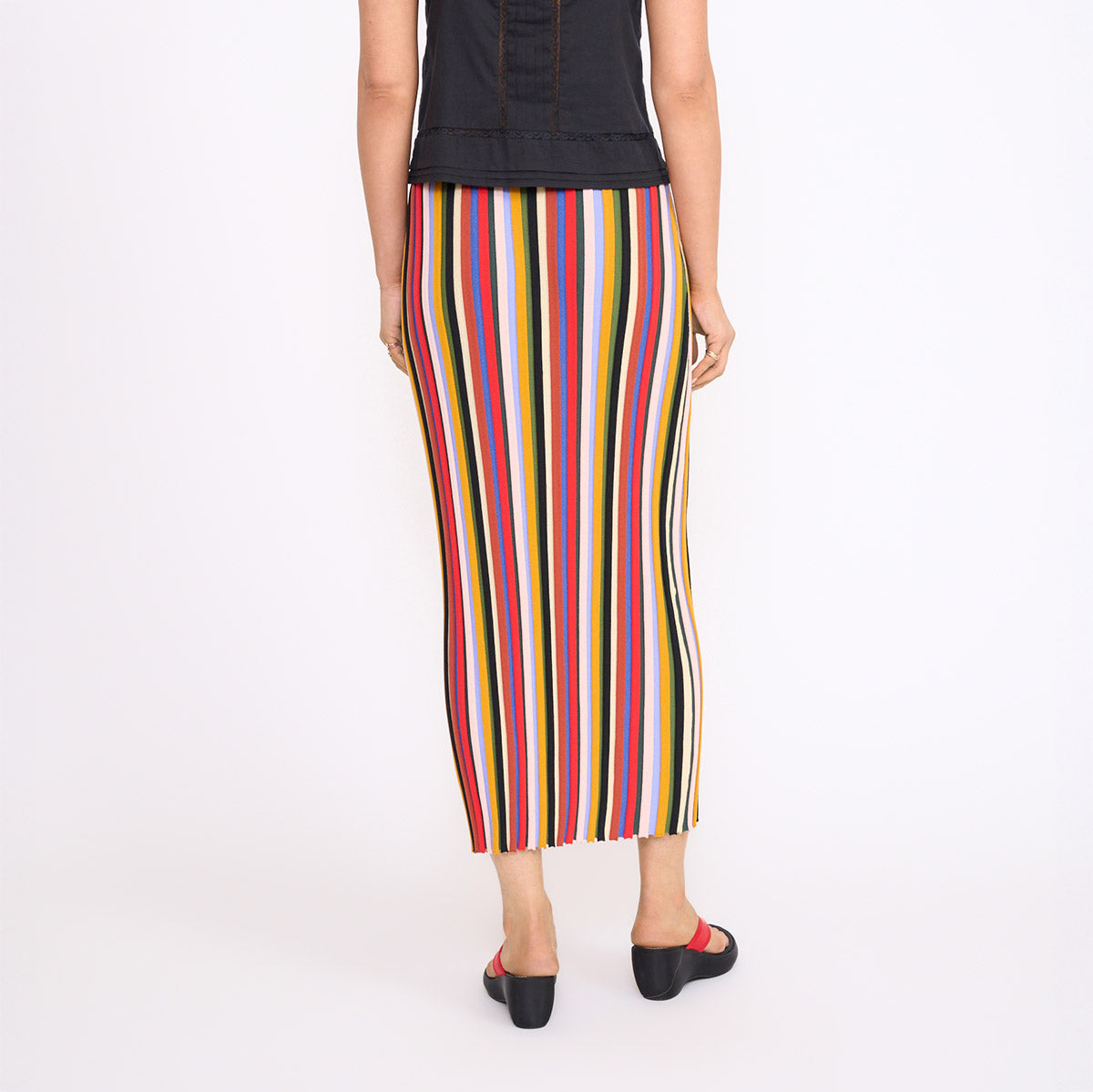 Noemi Skirt in Artist Stripe