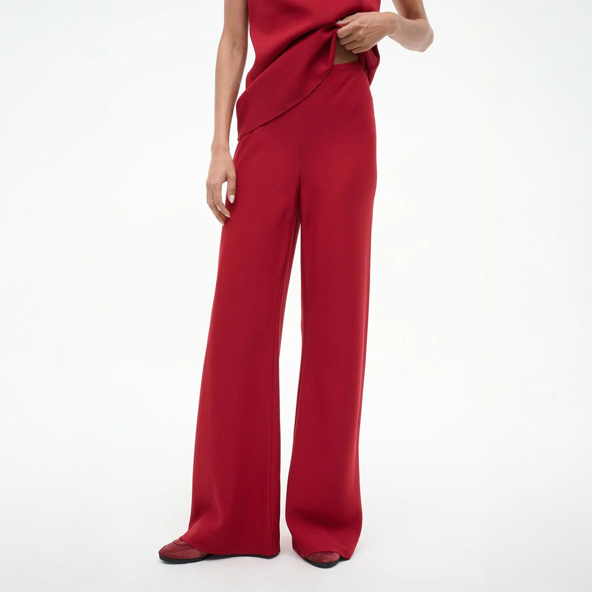 Stroll Pant in Pomegranate