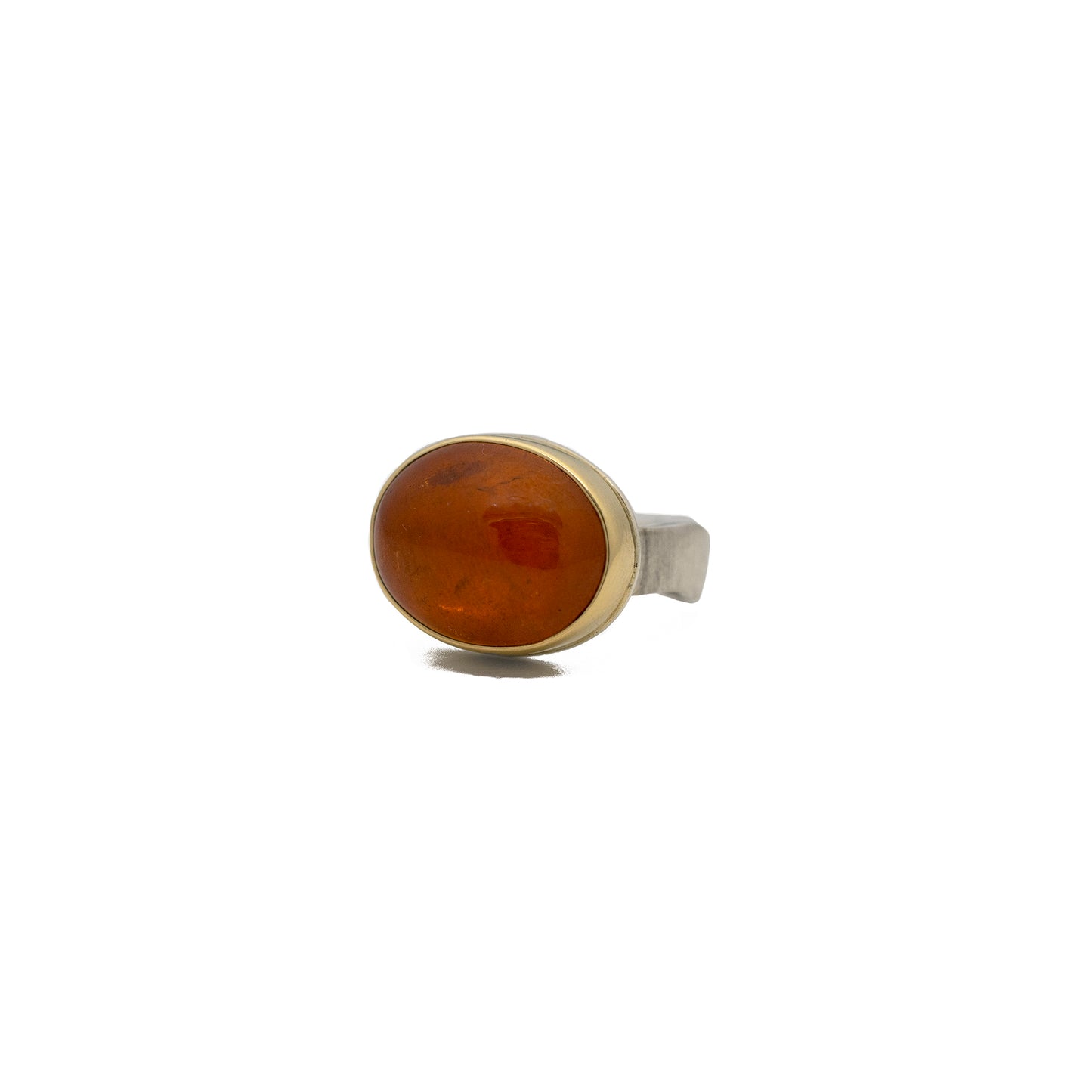 Spessarite Garnet Oval Ring