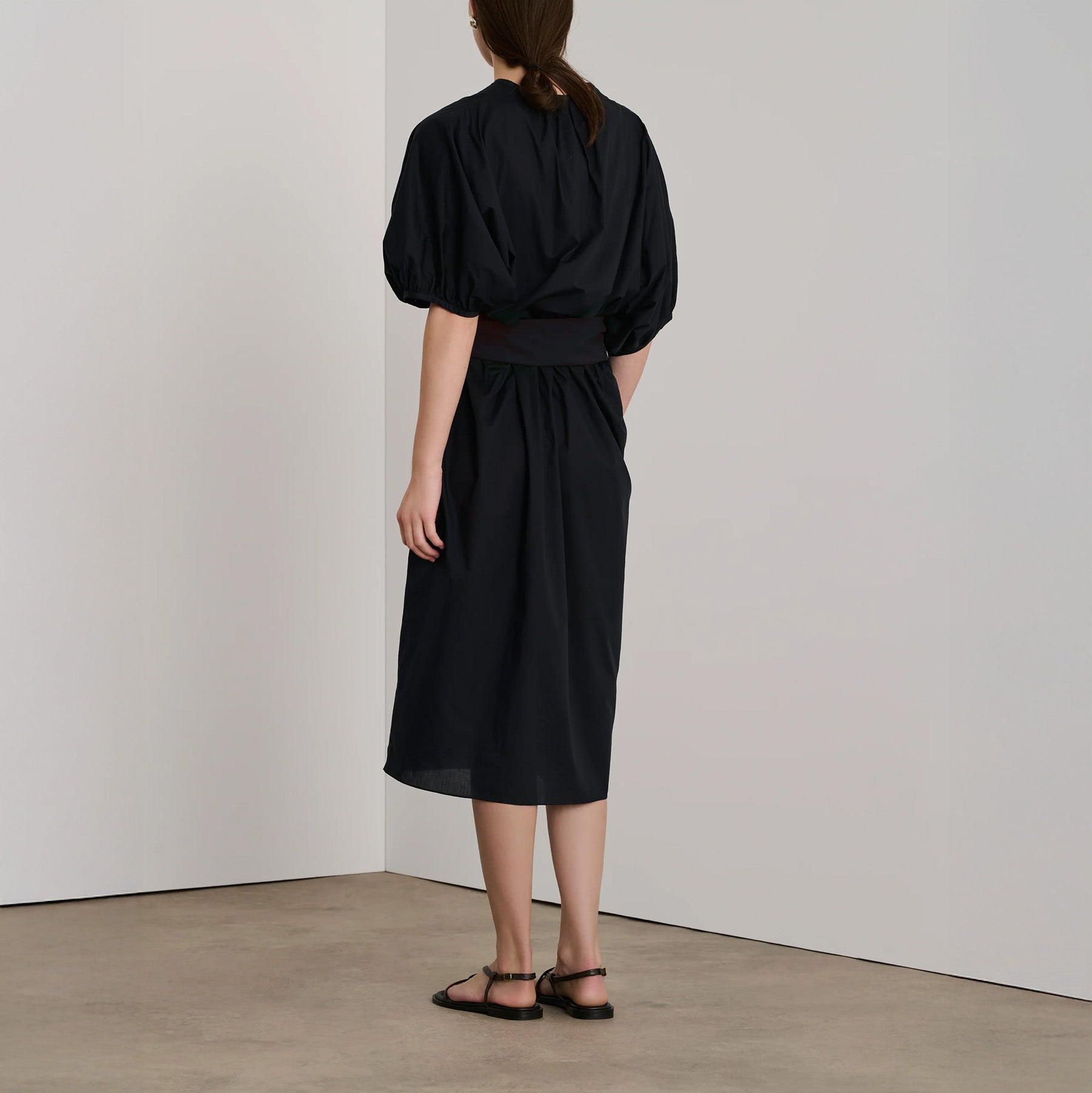 Alger Dress in Noir