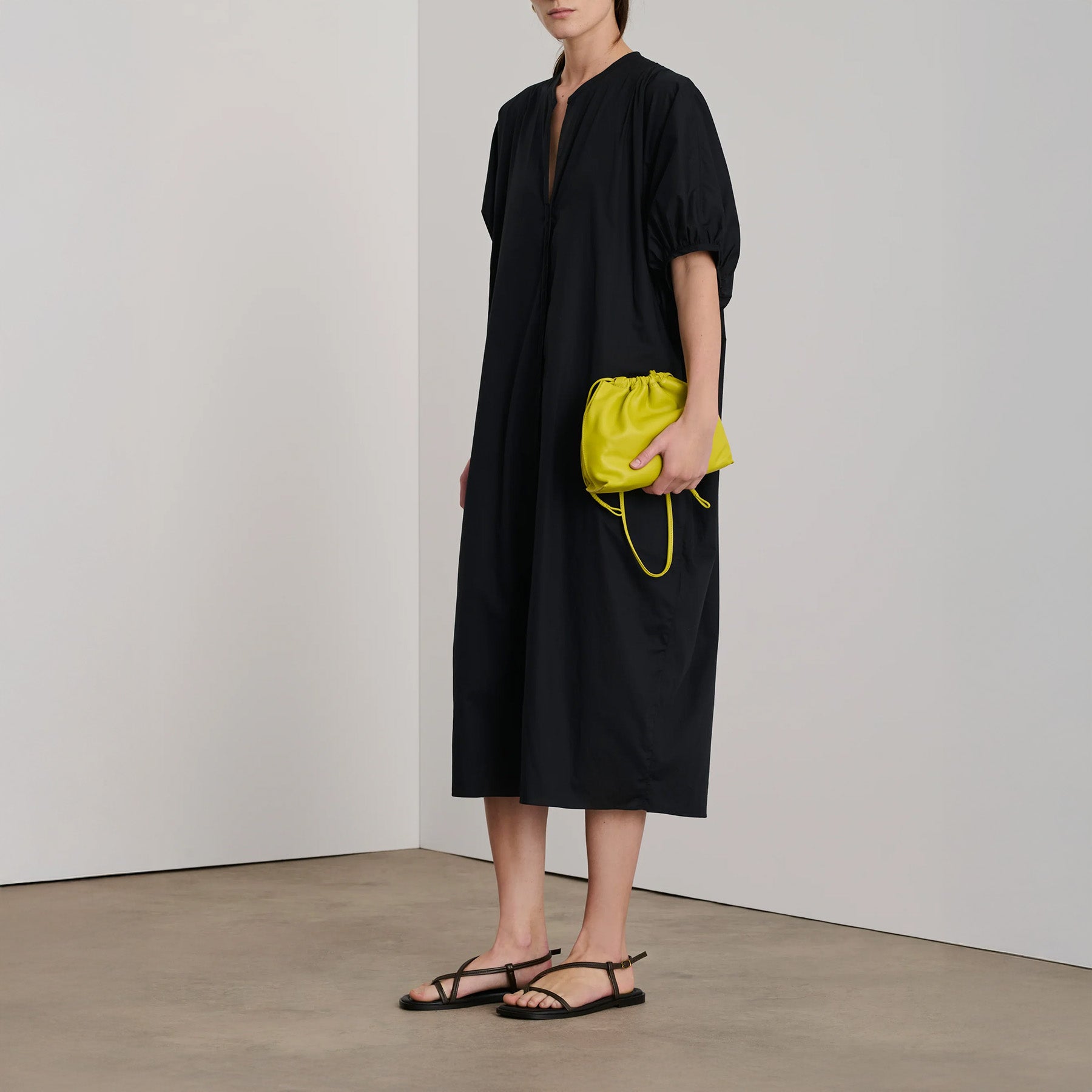 Alger Dress in Noir