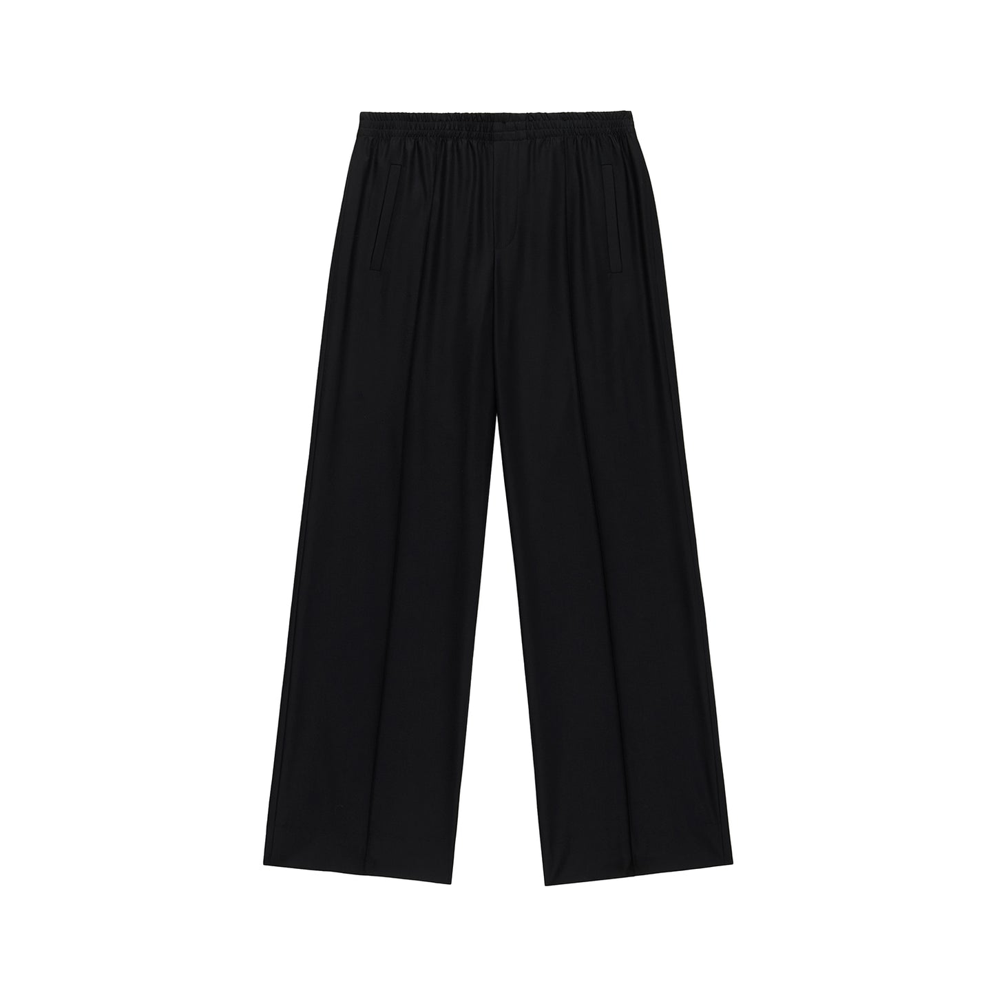 Prep Trouser in Black Wool