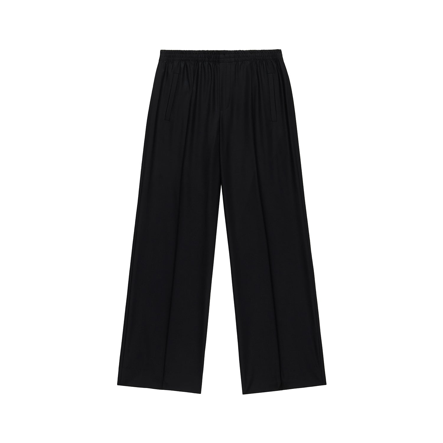 Prep Trouser in Black Wool