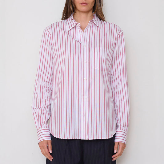 Inside Out Shirt in Strawberry Stripe