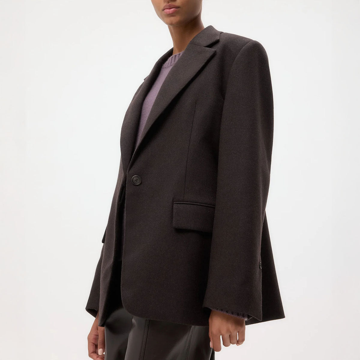 Jillian Blazer in Chocolate