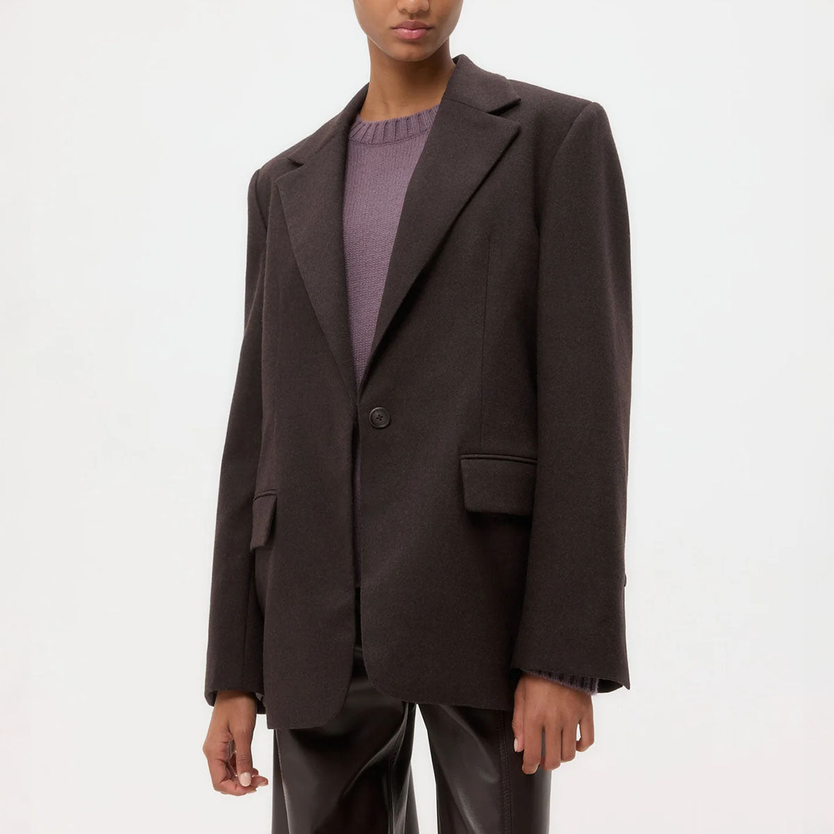 Jillian Blazer in Chocolate