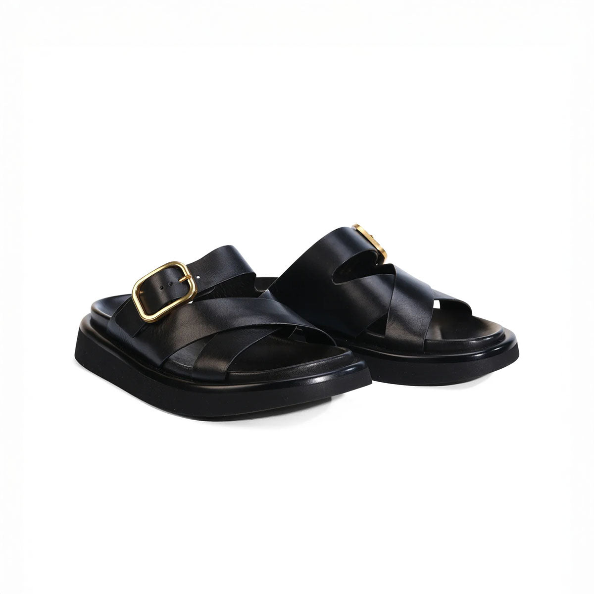 Slay Sandal in Black