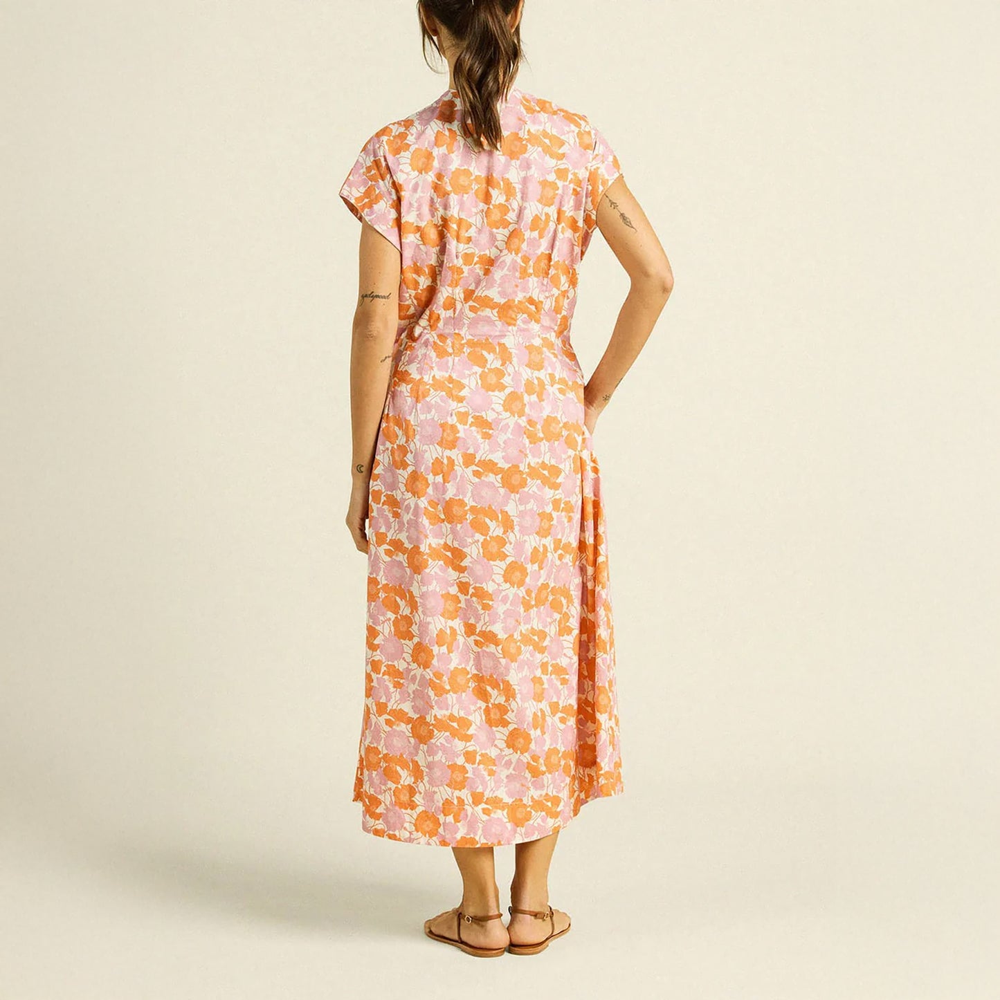 James Dress in Poppy Dawn