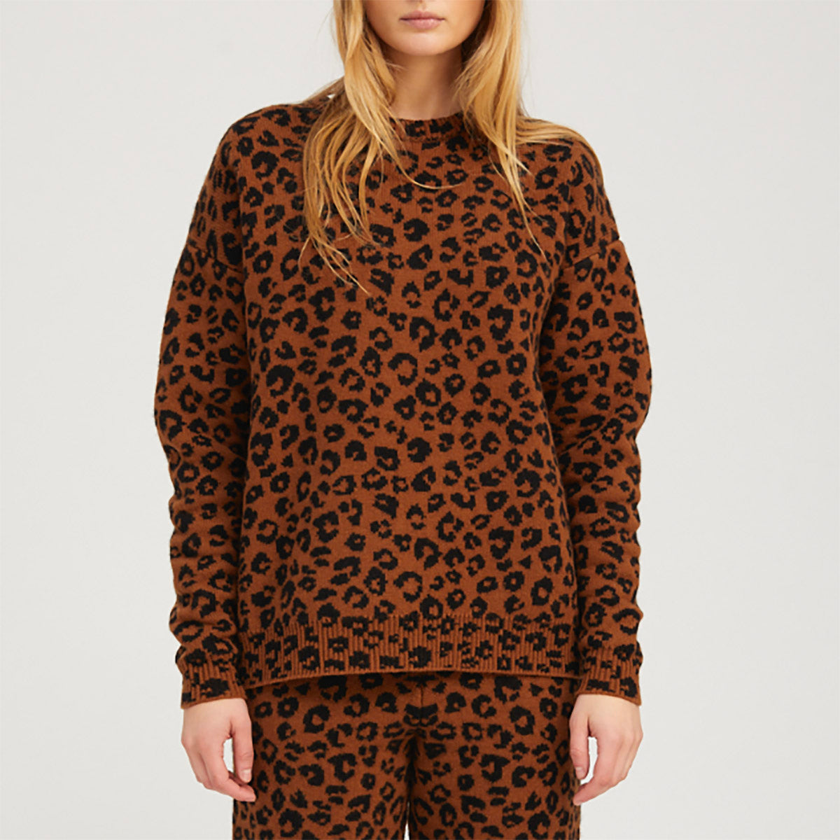 Crewneck Sweatshirt in Leopard