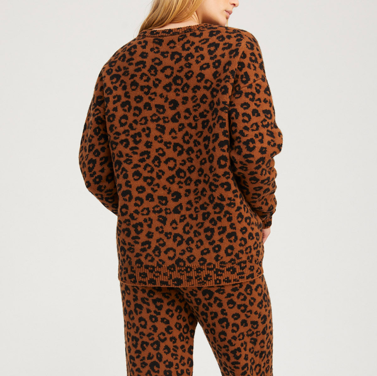 Crewneck Sweatshirt in Leopard