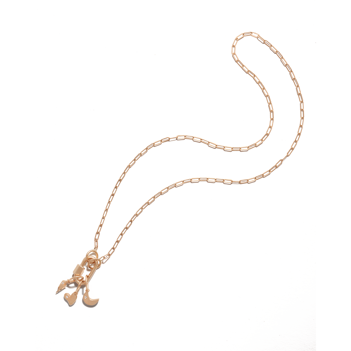 Square Link Chain in Rose Gold