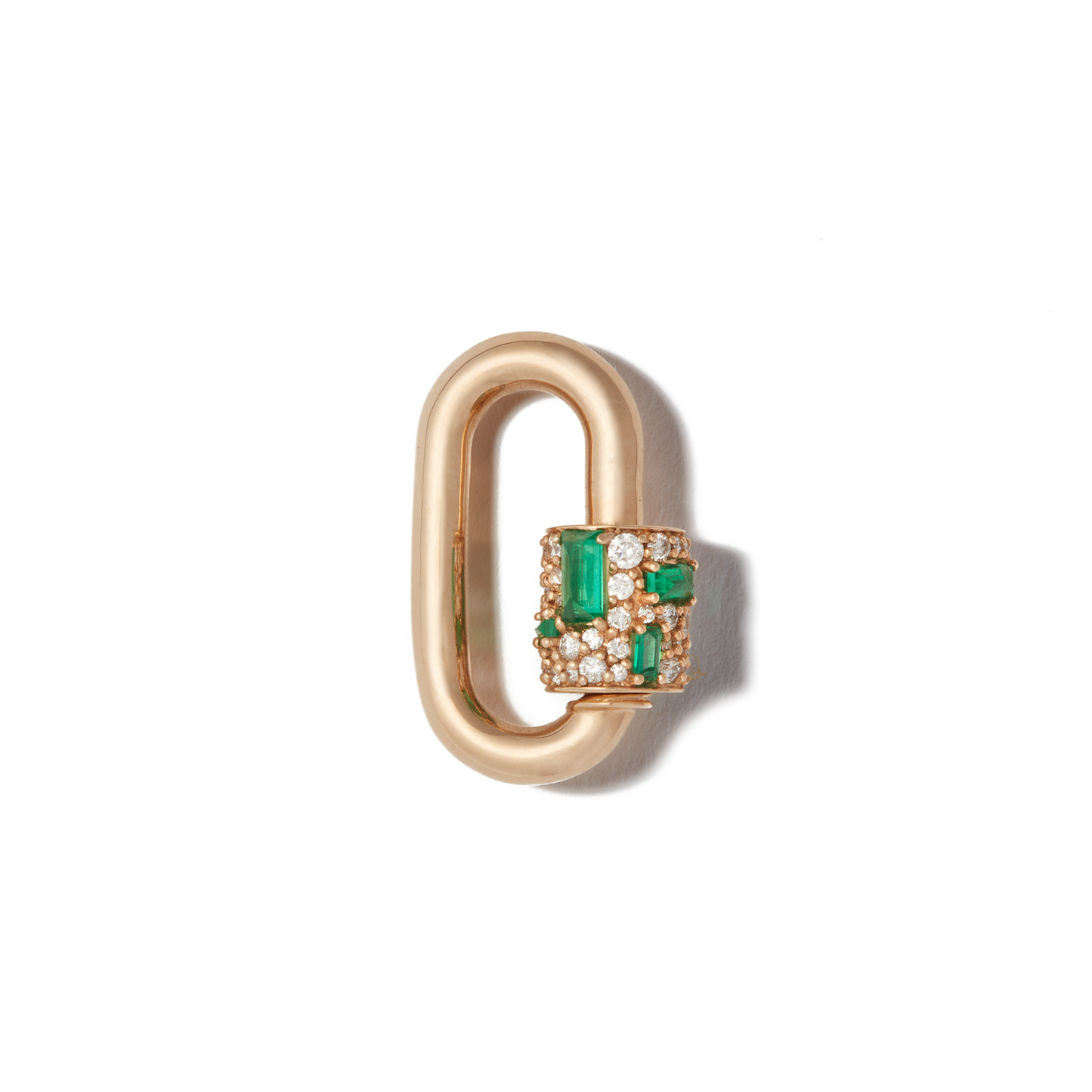 Stoned Chubby Medium Lock with Diamonds