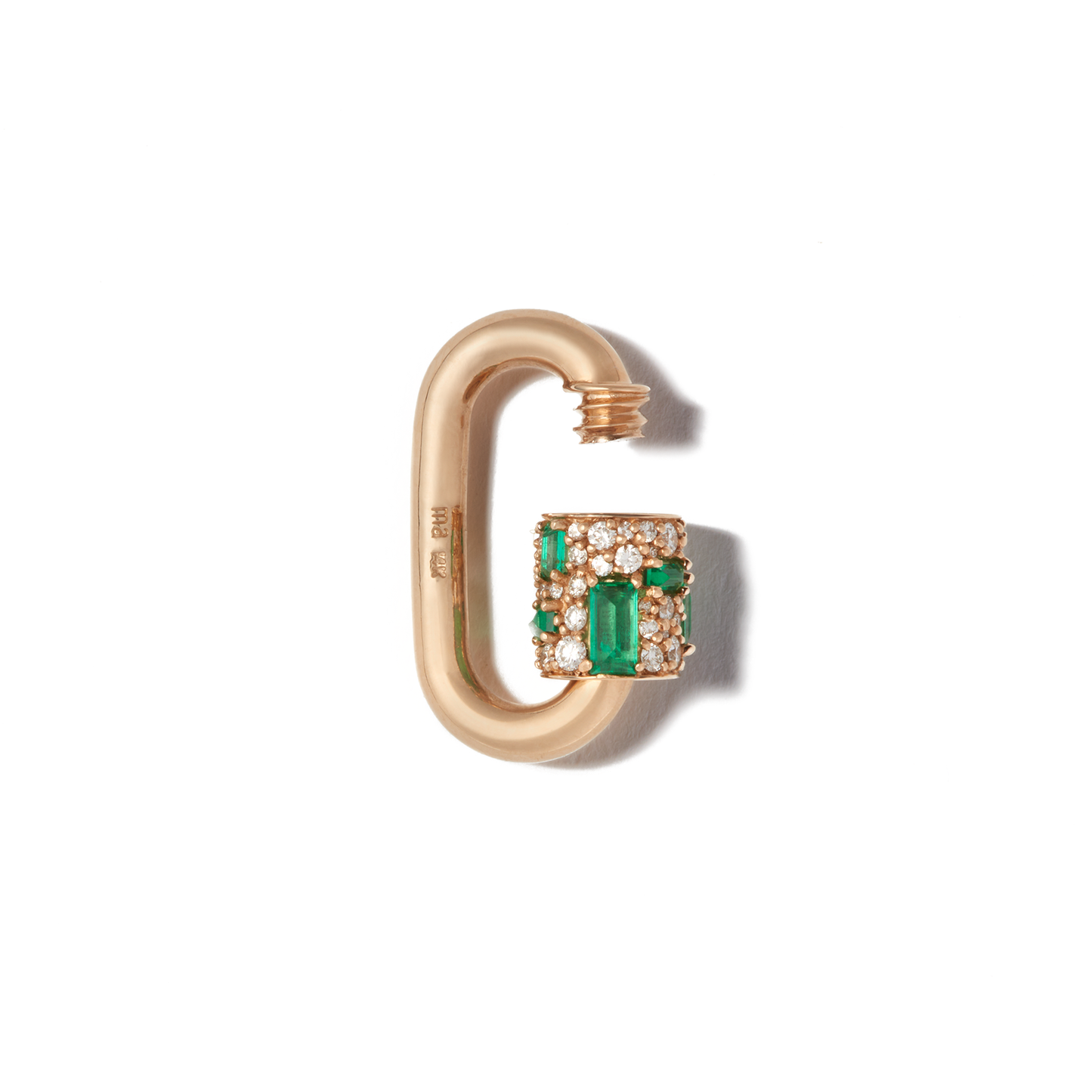 Stoned Chubby Medium Lock with Diamonds