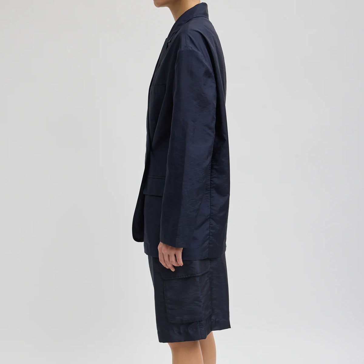 Nylon Liam Blazer in Navy
