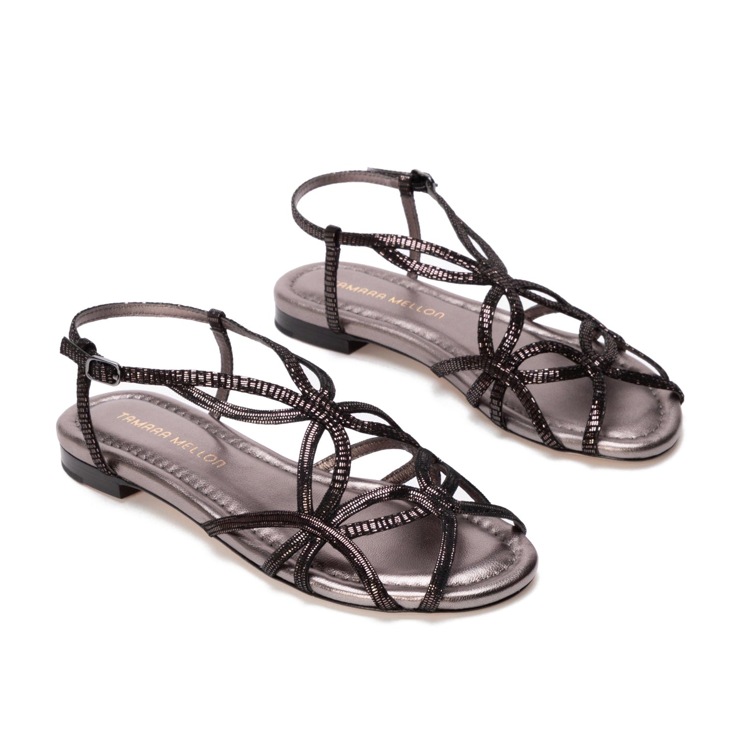 Oriel 05 Sandal in Gunmetal Lucertolina