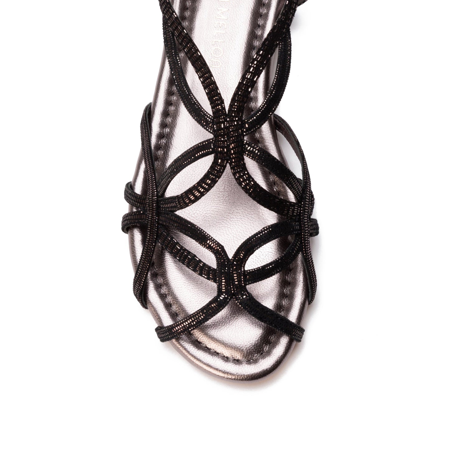 Oriel 05 Sandal in Gunmetal Lucertolina