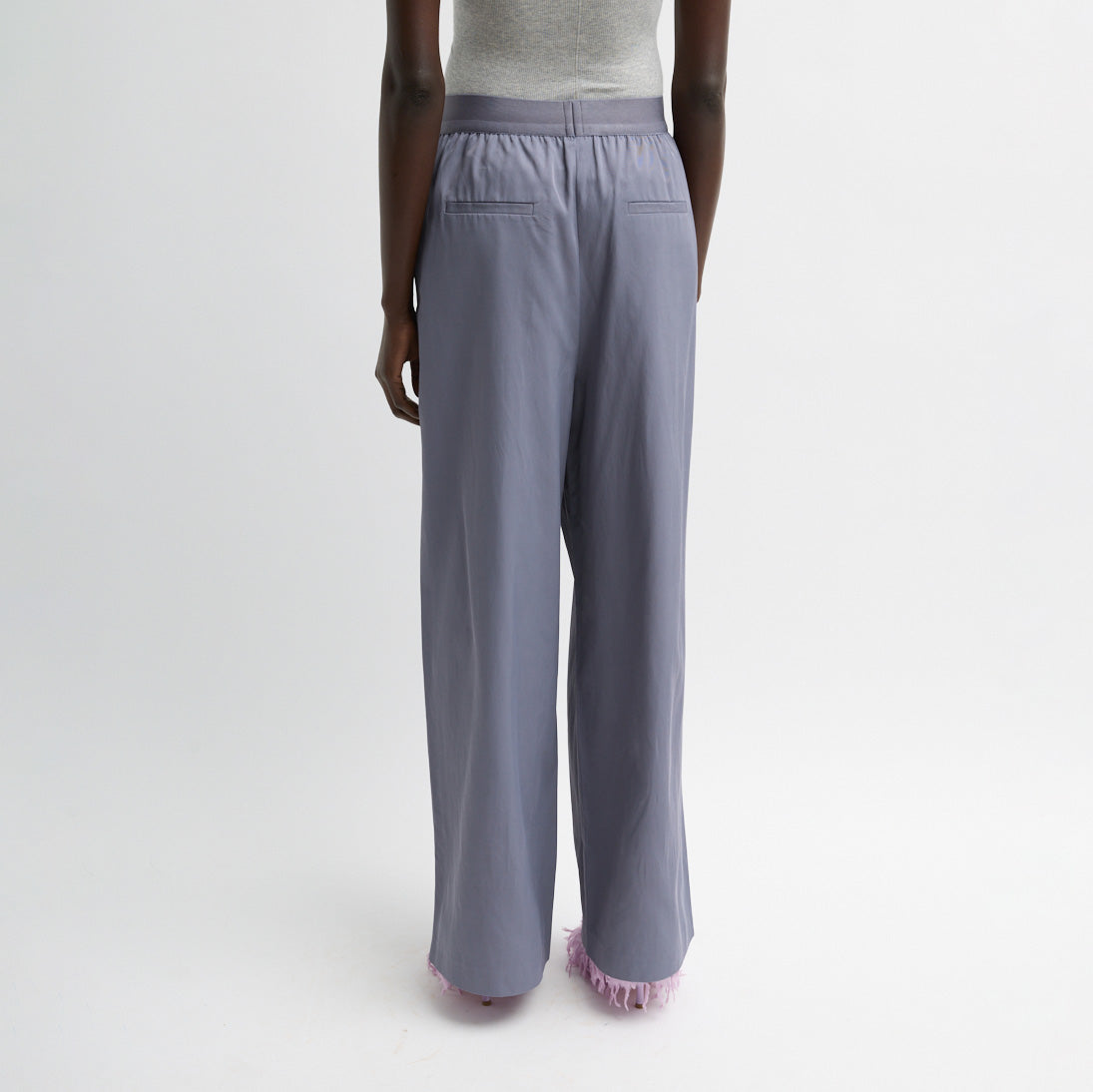 Marit Drapey Pant in Deep Violet