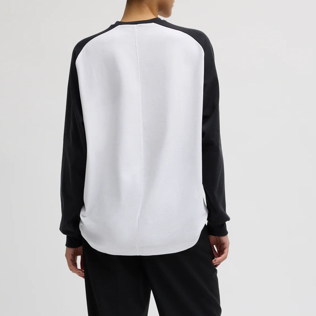 Perfect Baseball Tee in Black and White