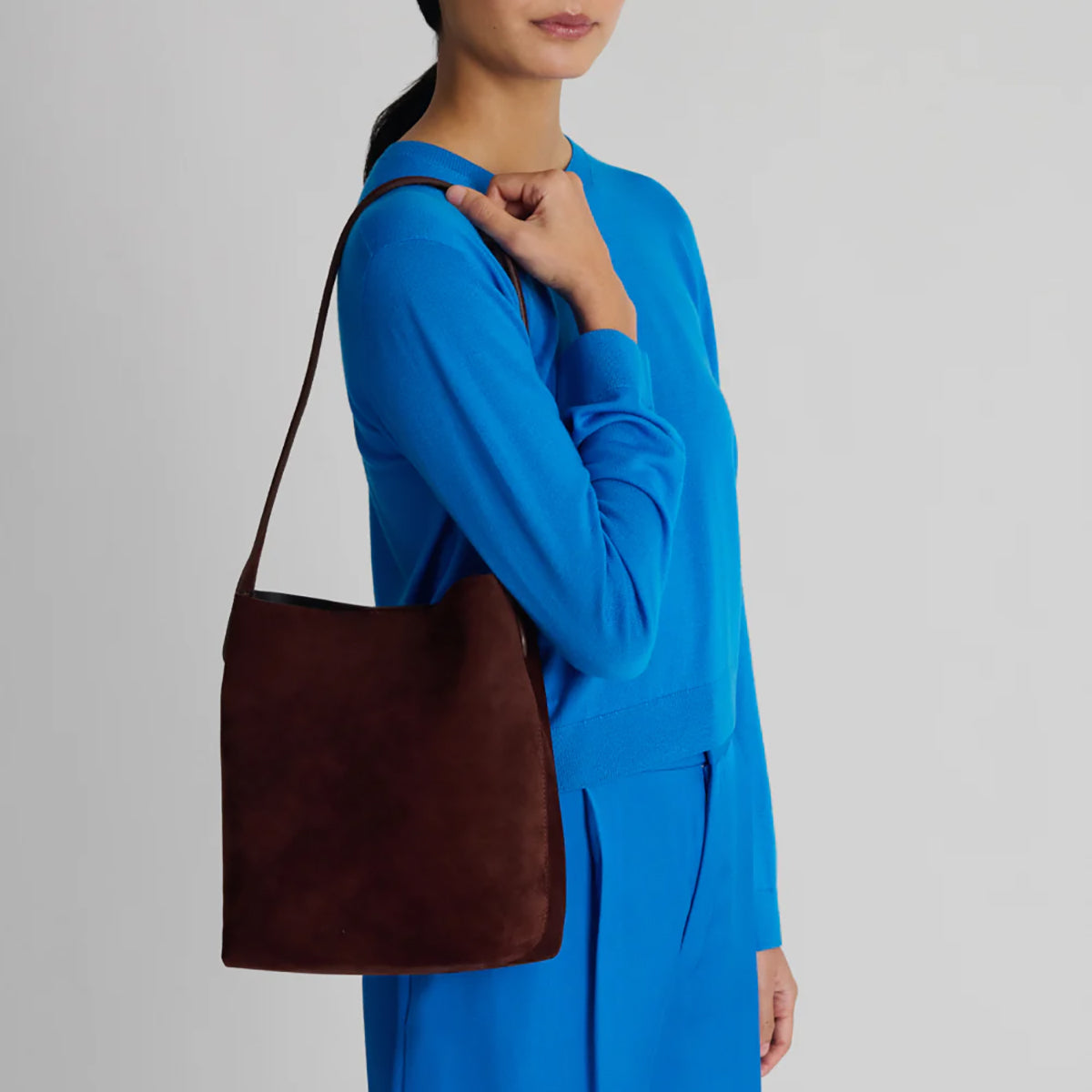 Small Everyday Cabas Handbag in Chocolate