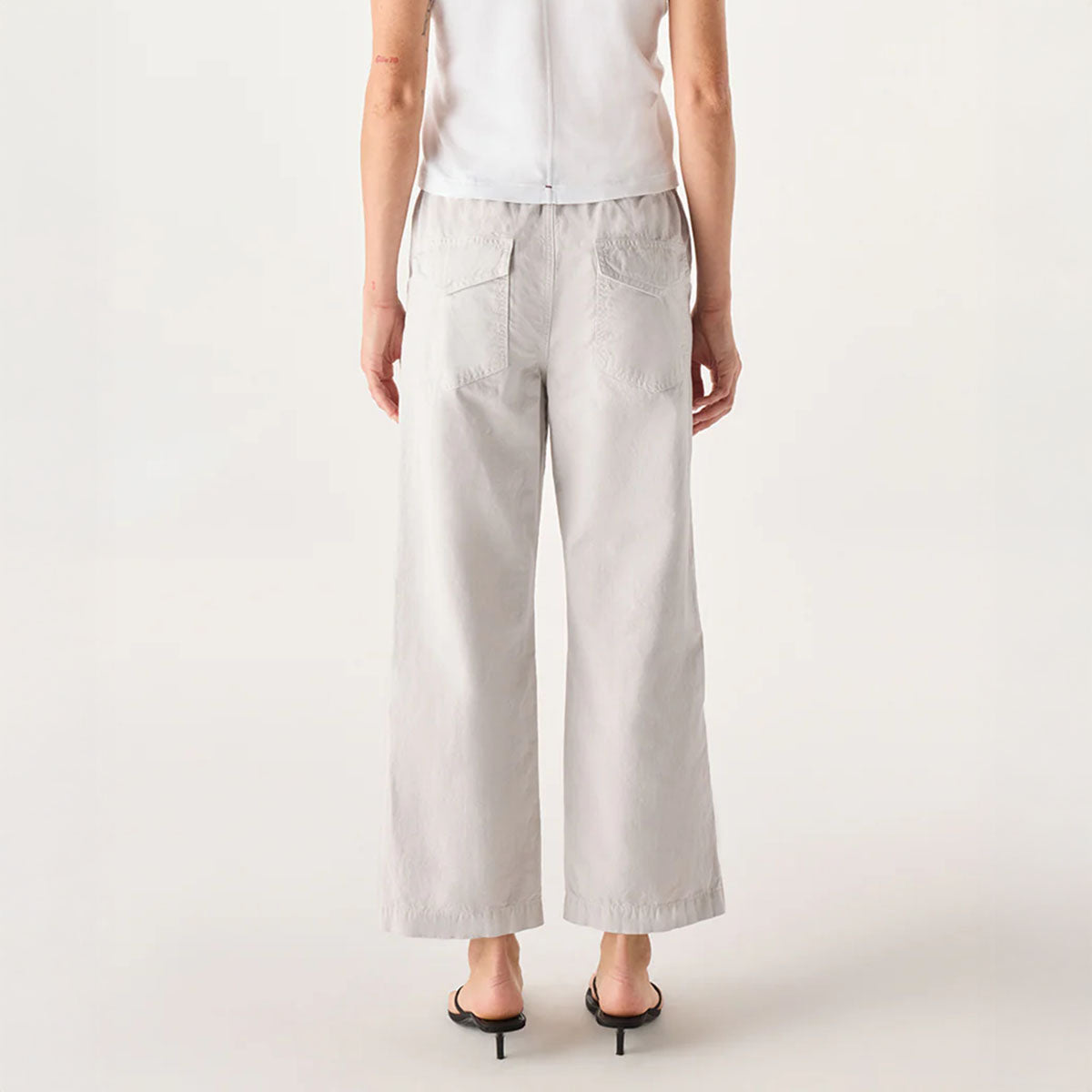 Easy Slouch Crop in Grey Quartz