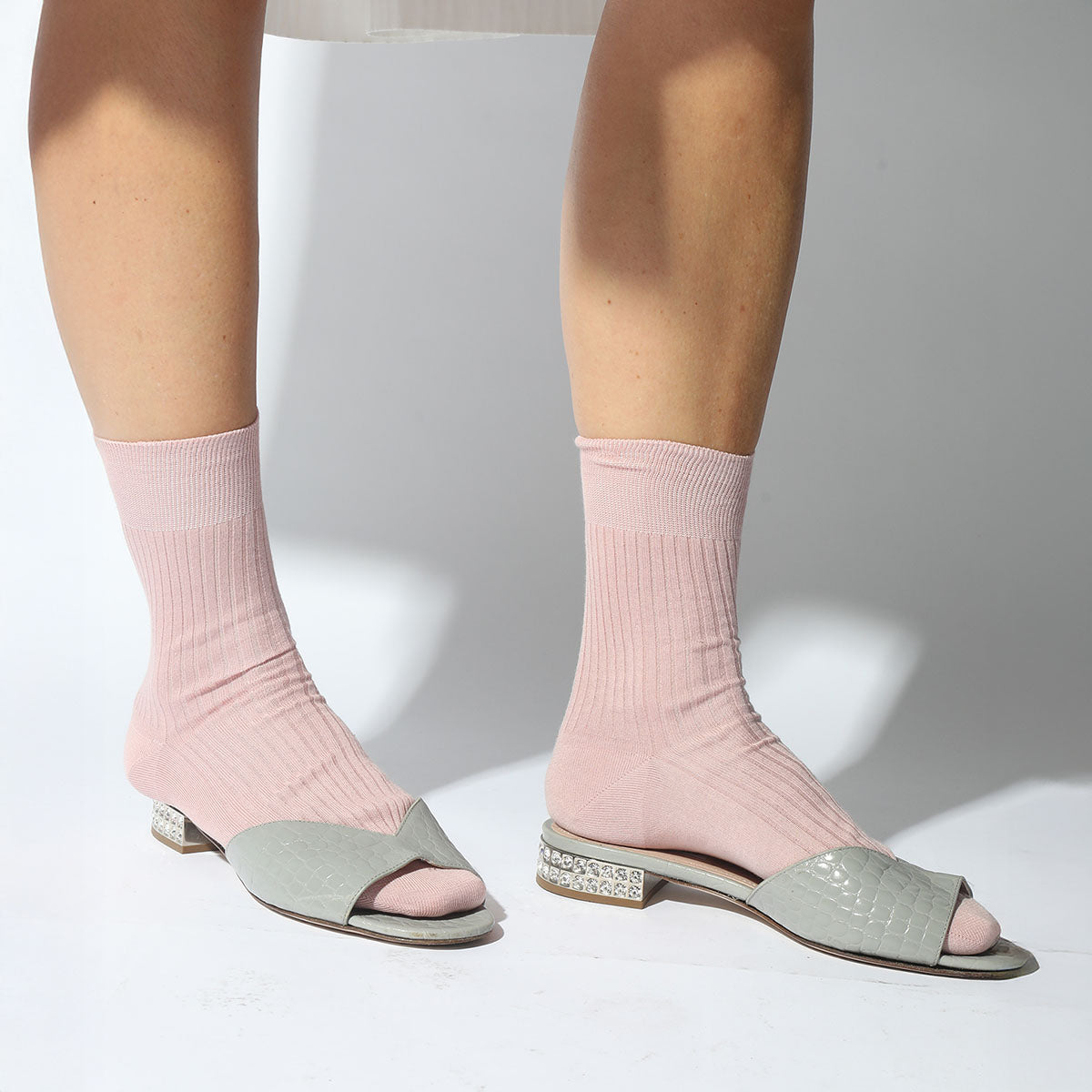 Bio Sock in Pale Pink