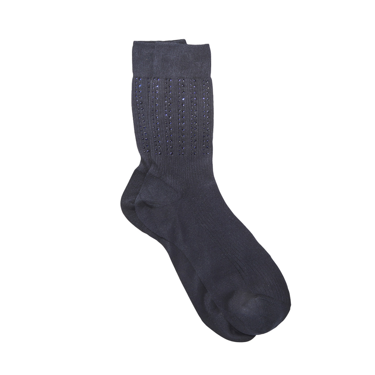 Midnight Sock in Blue Melange