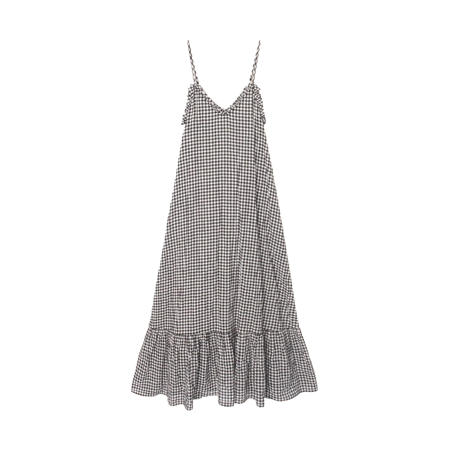 Taytum Dress in Anise Gingham