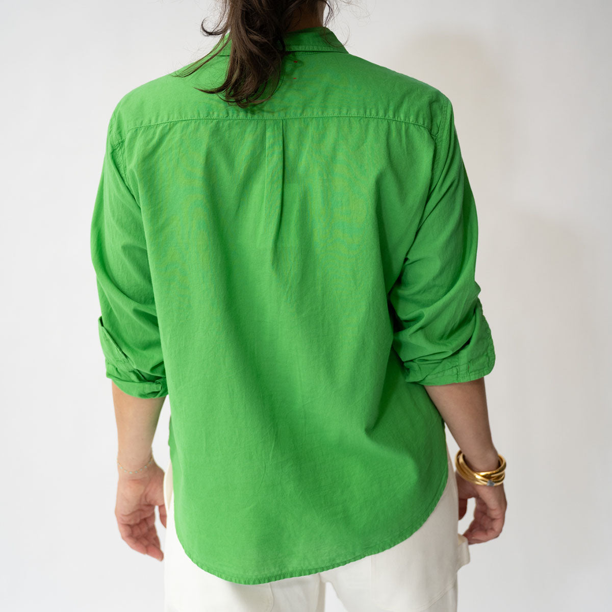 Bowie Shirt in Green Leaf