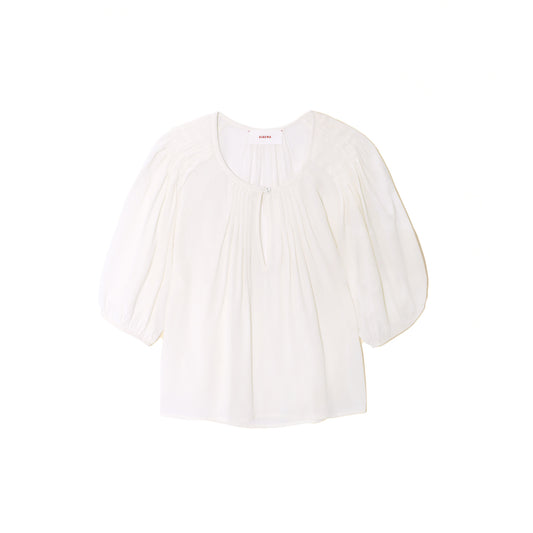 Louisa Blouse in White Agate