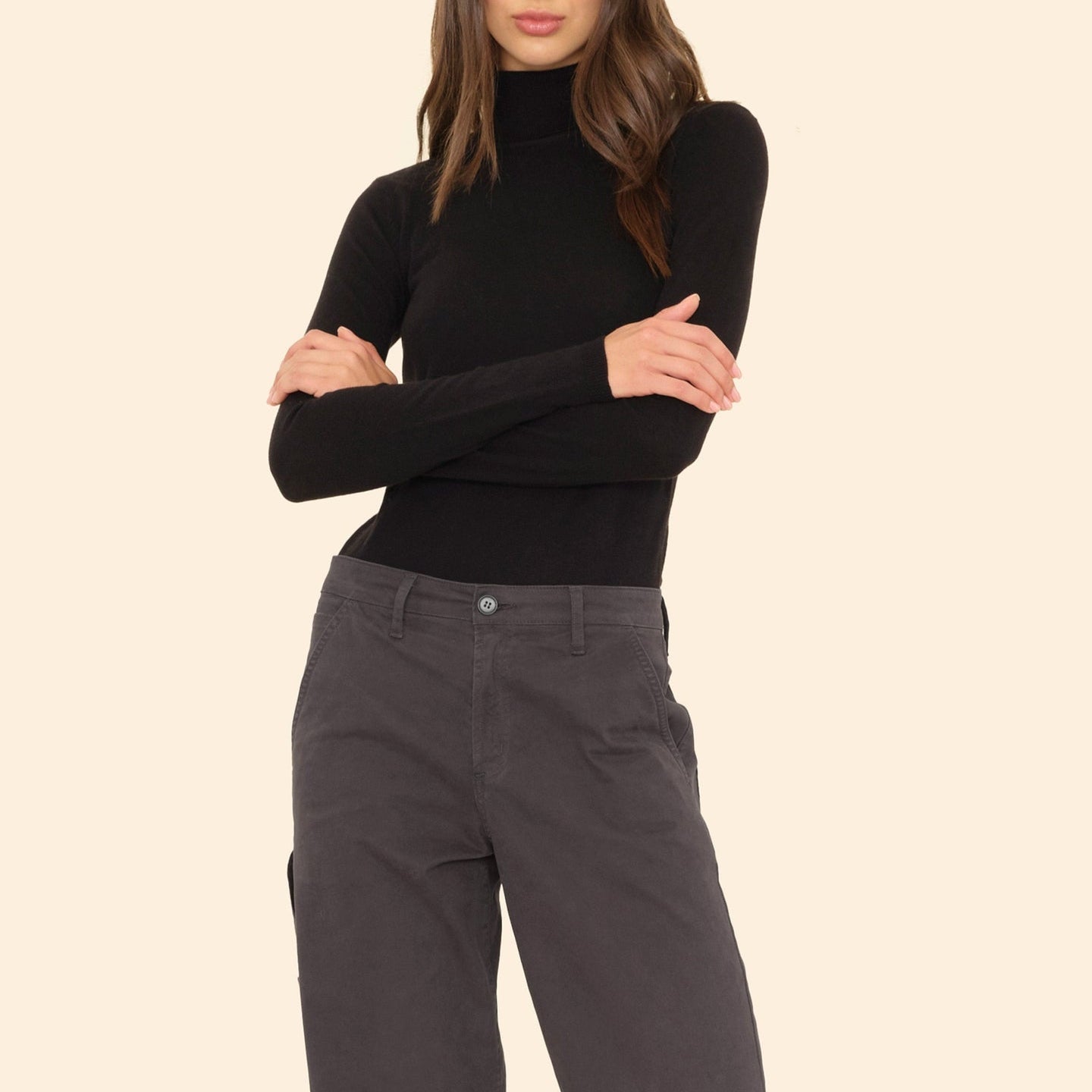 Tommy Turtleneck in Black
