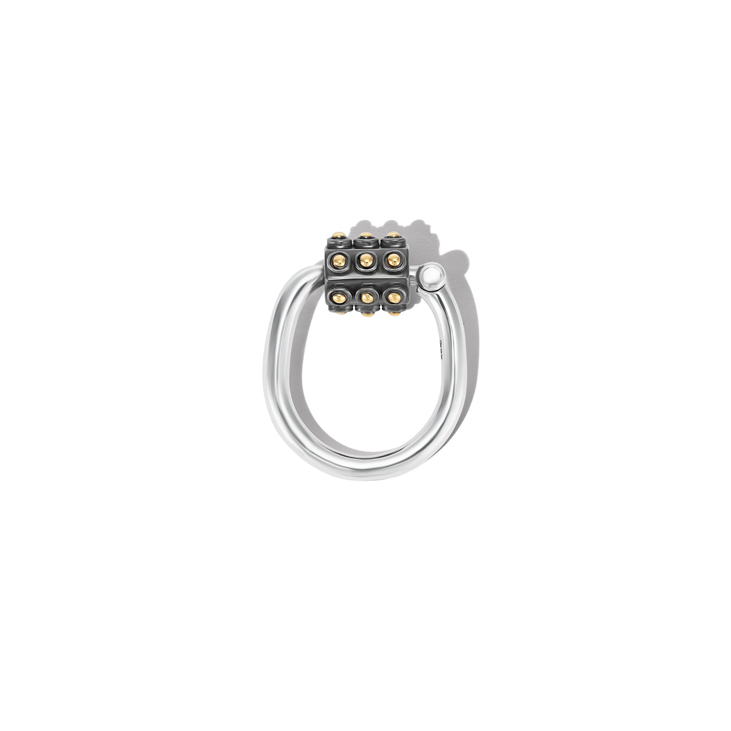 Gold Ball Trundle Ring Lock