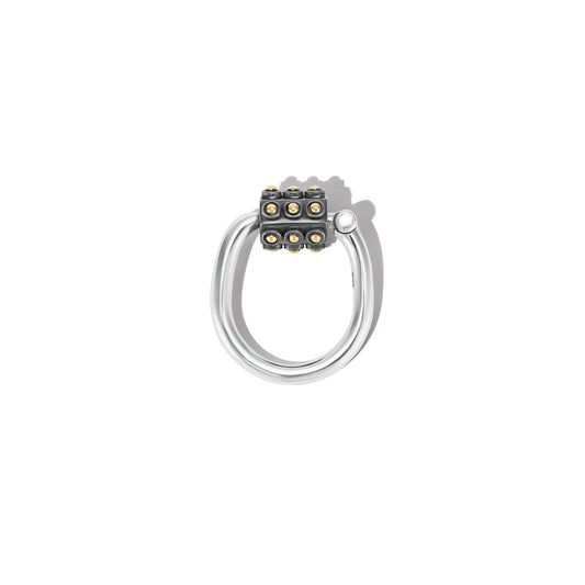 Gold Ball Trundle Ring Lock