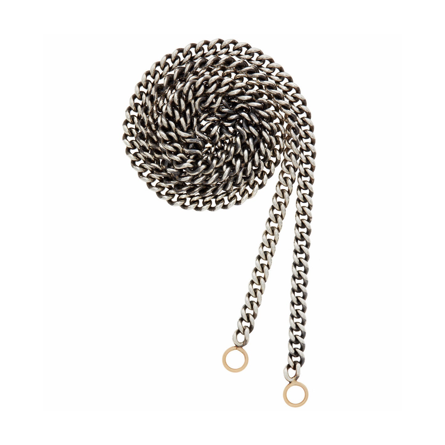 Heavy Curb Chain in Silver