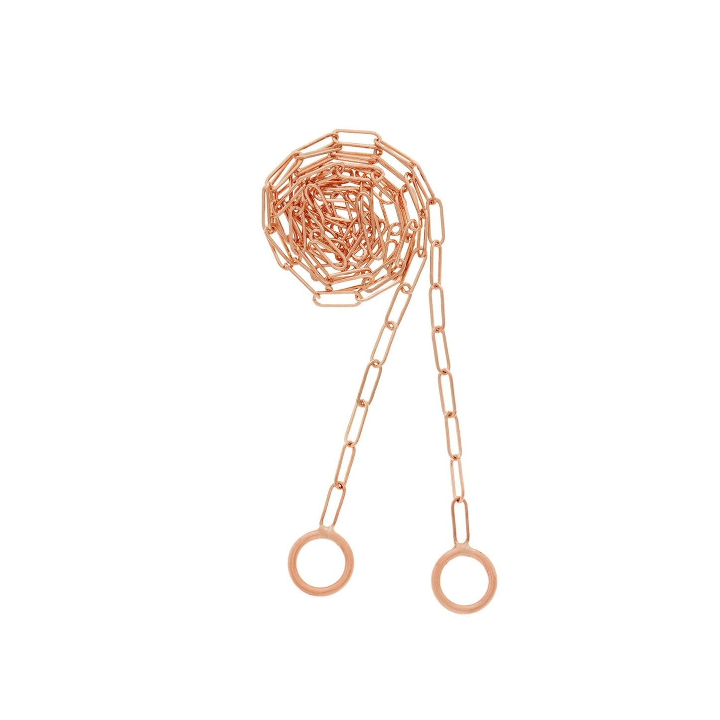 Square Link Chain in Rose Gold