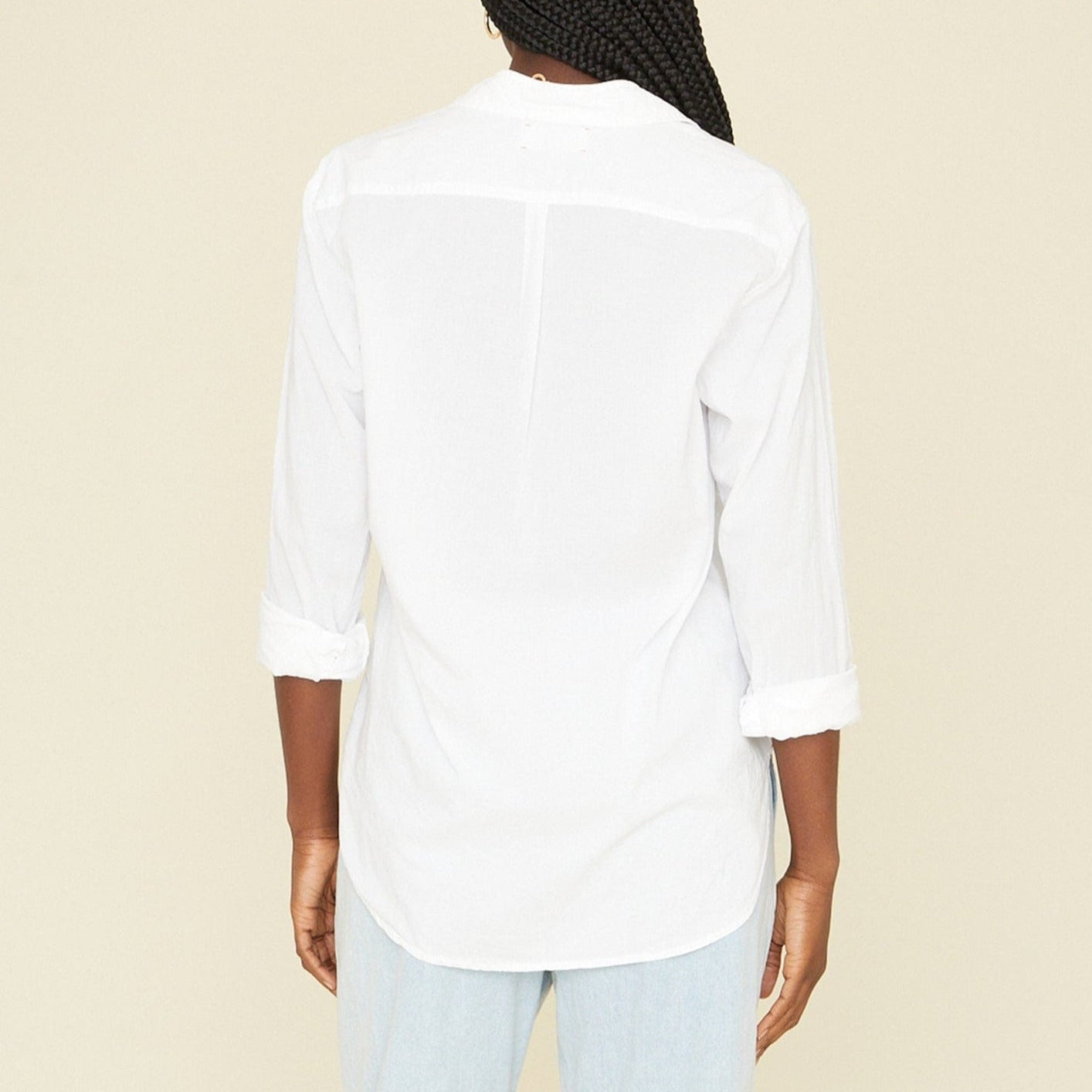 Beau Button Up in White