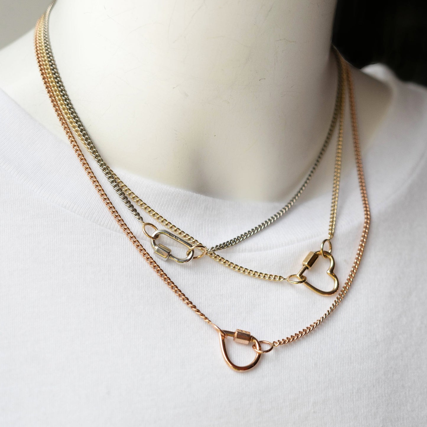 Not So Heavy Curb Chain in Yellow Gold