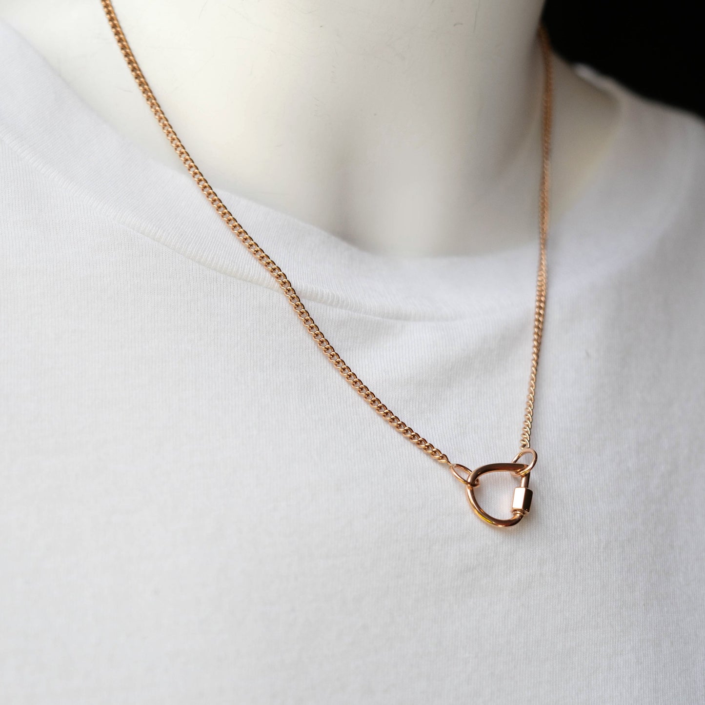 Not So Heavy Curb Chain in Yellow Gold