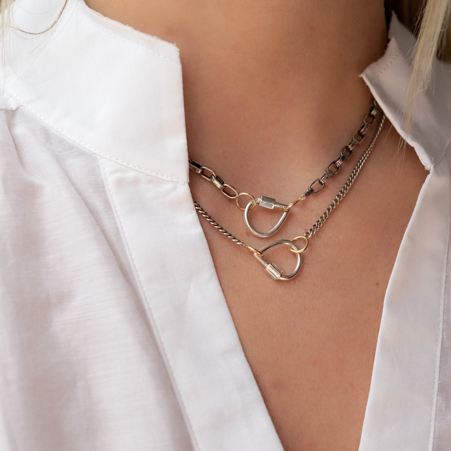 Silver Baby Drop Lock