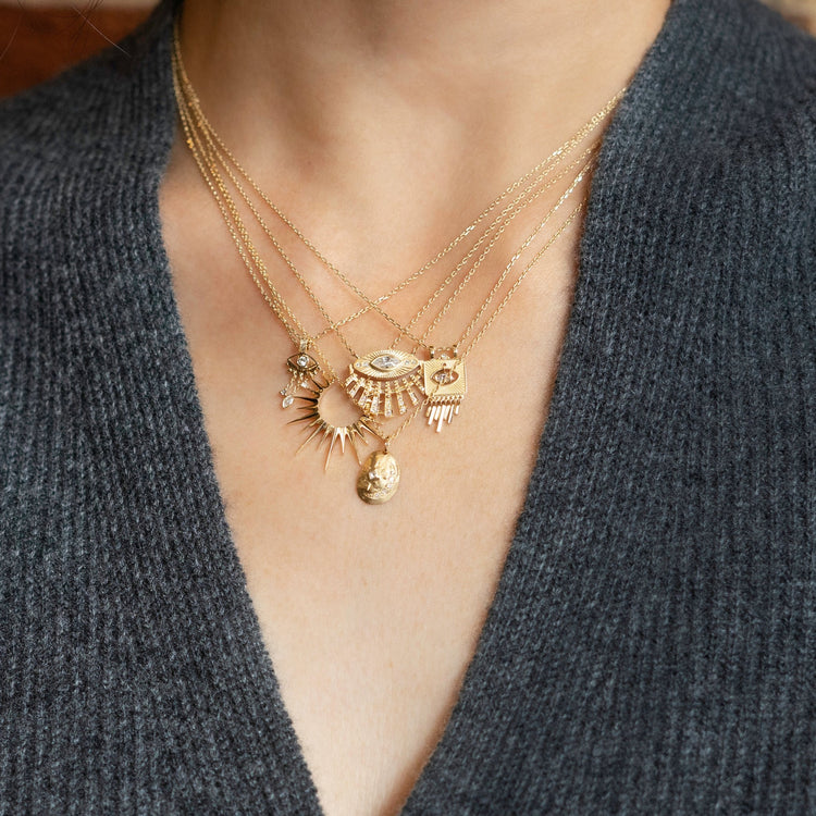 Star & Crescent Moon Necklace