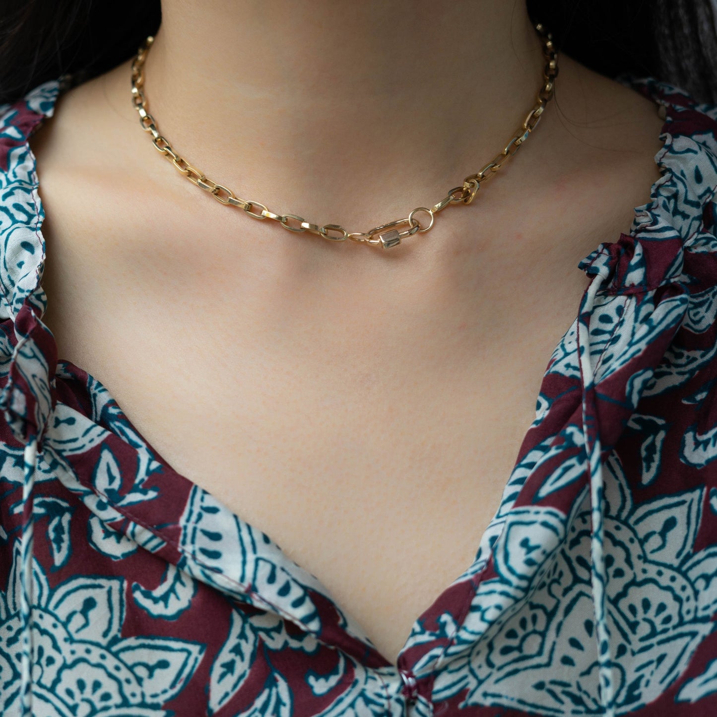 Handmade Gold Biker Chain