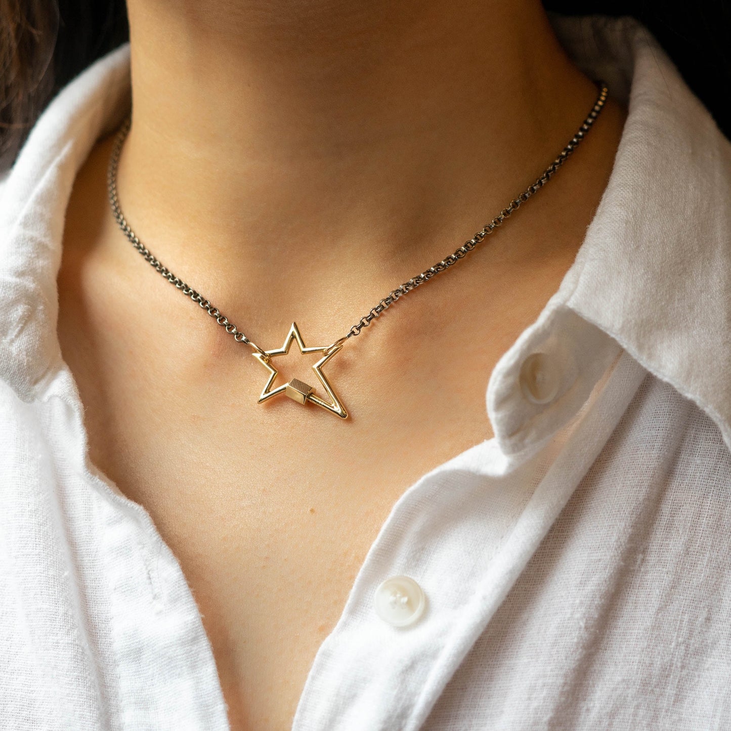 Silver Rolo Chain