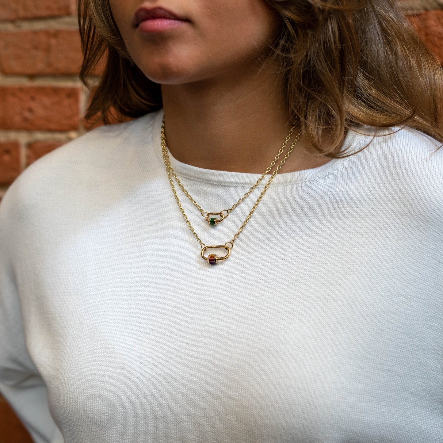 Pulley Chain in Yellow Gold