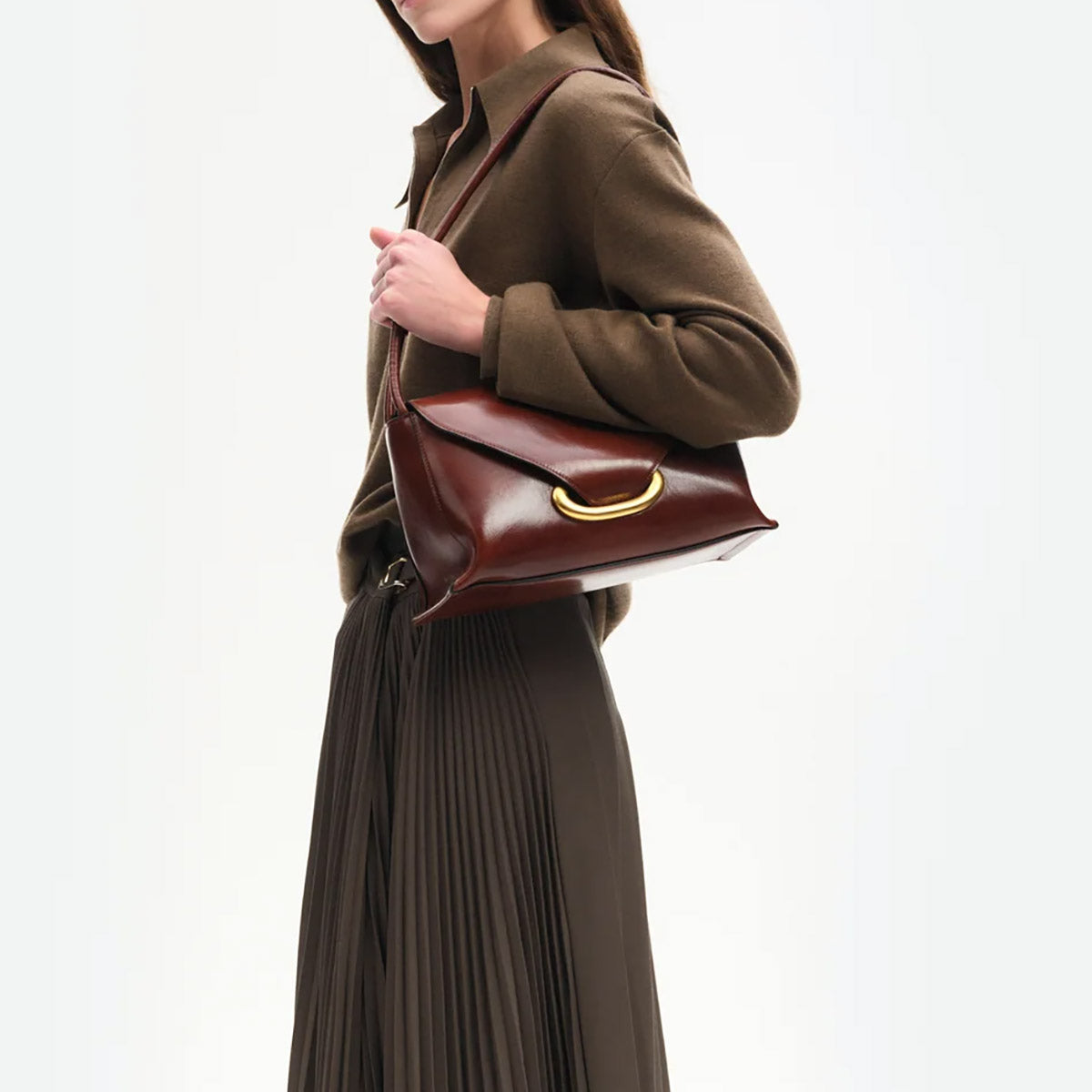 Veneto Shoulder Bag in Pallisander Glaze