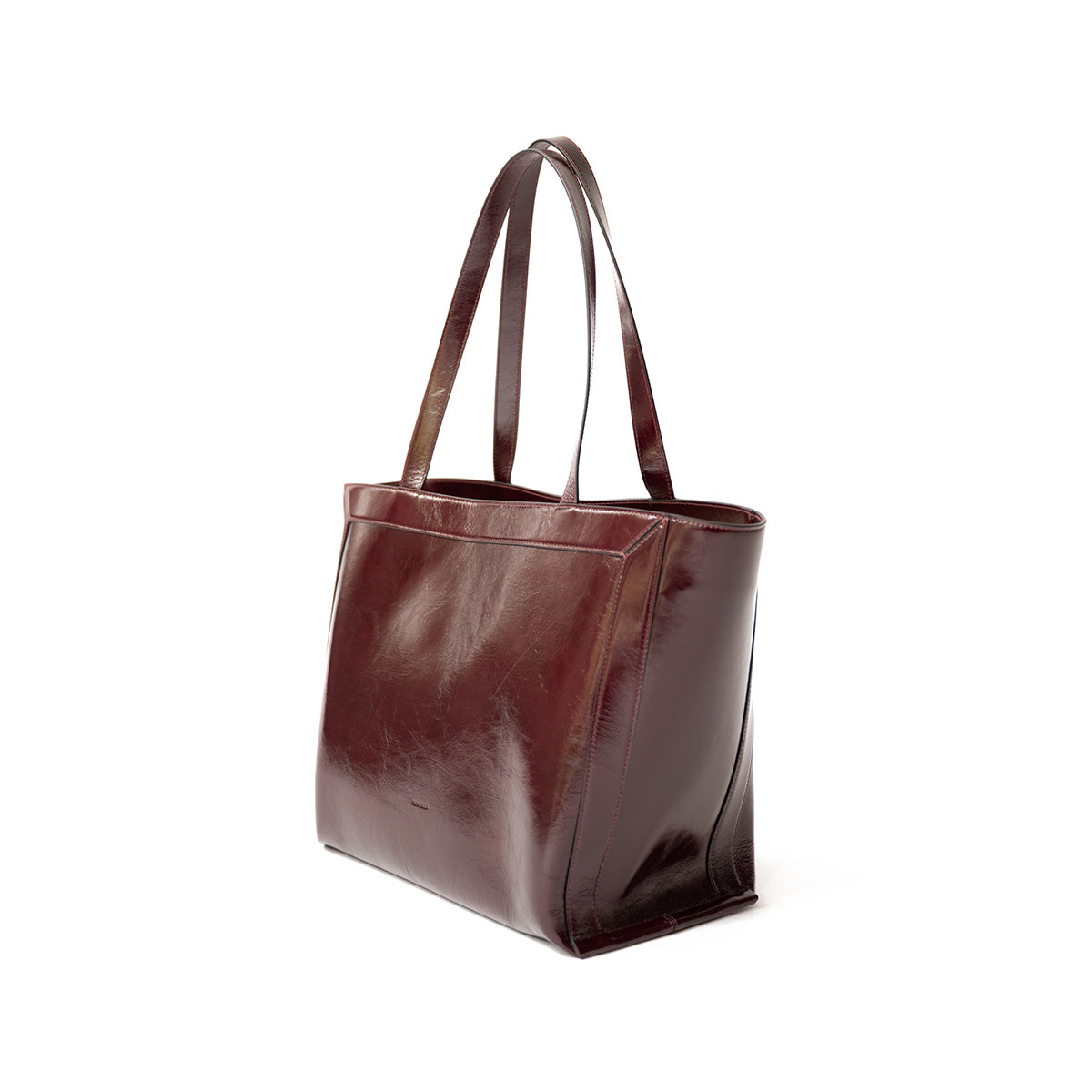 Ida Medium Tote in Oxblood Glaze