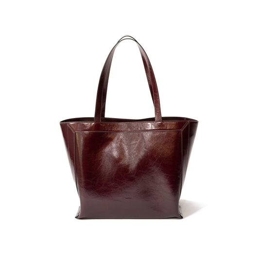Ida Medium Tote in Oxblood Glaze