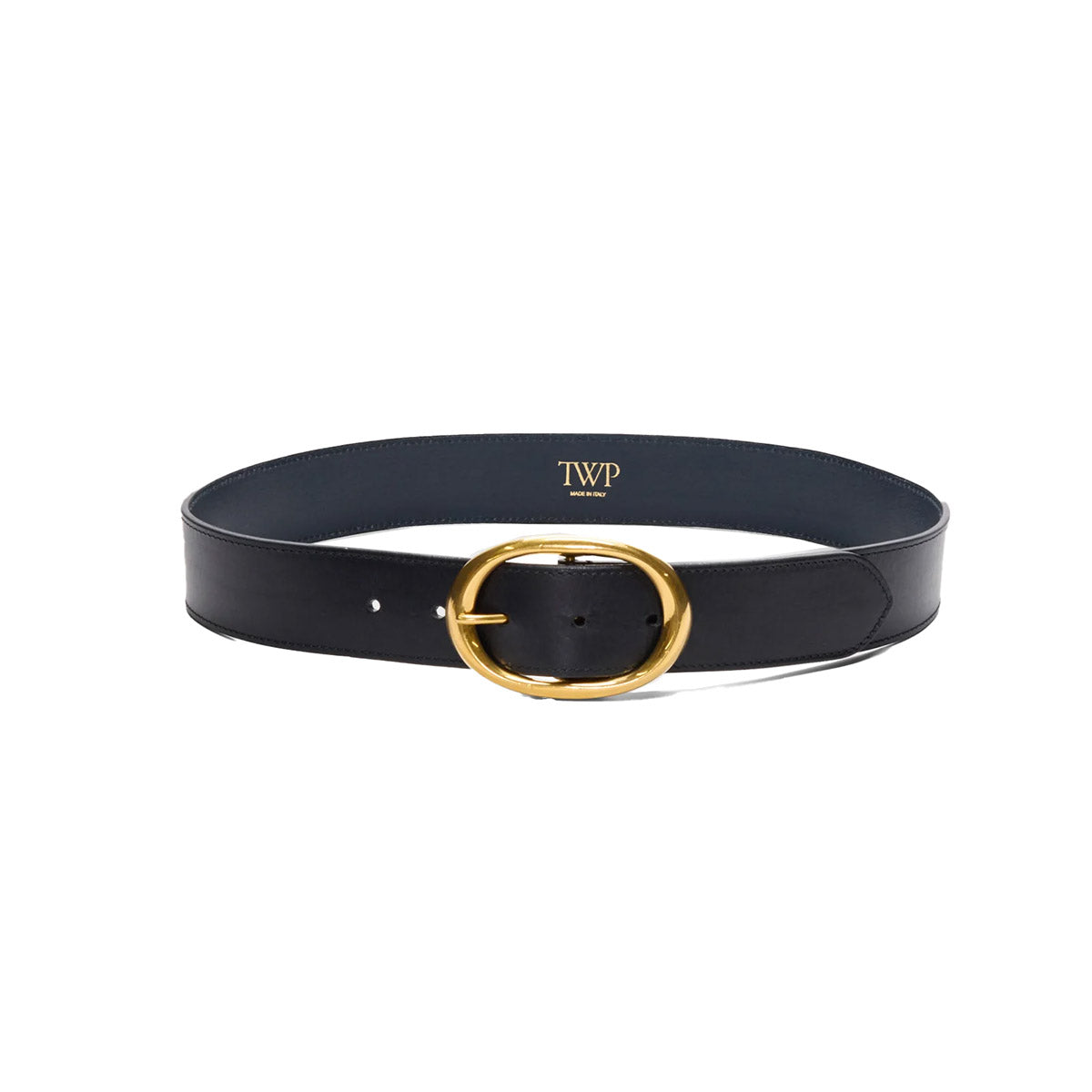 Wide Belt in Navy