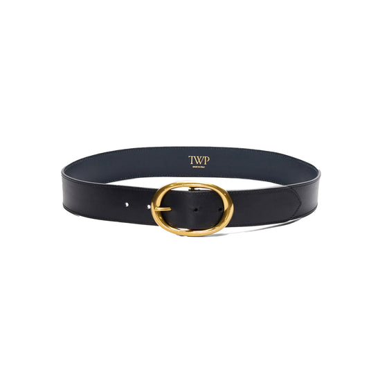 Wide Belt in Navy
